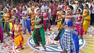 Odishi dance in Rahta Yatra || Mayurbhanj || Ratha yatra 2023 #rathayatra2023 #littlegirldance