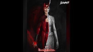 Scarlet Witch - WandaVision Drawing (Timelapse)