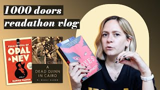 1000 doors readathon vlog WEEKEND edition 2021! ✨Reading 3 books in 2 days 💀