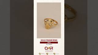 Gold Finger Ring #cmrjewellery #goldjewellery #latestgoldjewellery #goldring #gold #lightweightring