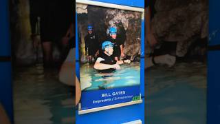 Bill Gates se metió al Río secreto aquí en la Riviera Maya #shorts