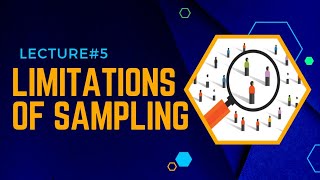 Limitation of sampling|limitations of sample survey|statistics lecture#5|Urdu/ Hindi/English