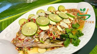 Steam fish with lemon sauce Recipes.