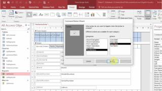 Microsoft Access pt 11 Forms with Tabs, Report buttons on Forms