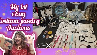 My 1st Ebay Costume Jewelry haul.  This week's eBay auctions  #costumejewelry #costumejewellery