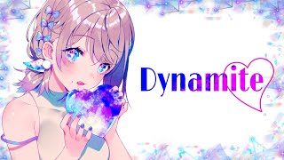 Nightcore: BTS- Dynamite (female version) || Lyrics