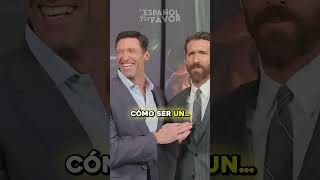 La lección que aprendió Ryan Reynolds de Hugh Jackman #español #deadpool #wolverine #shorts