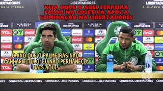 COLETIVA - Abel ferreira - Rone | palmeiras 2 x 2 botafogo | libertadores