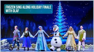 Frozen Sing Along Holiday Finale with Olaf 2022 Hollywood Studios Christmas