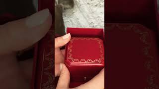 Already one of my favorite Cartier pieces in my collection #shorts #cartier #unboxing #jewellery