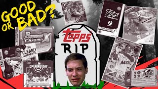 GOOD OR BAD FOR THE HOBBY?? Topps Announces Discontinuing Several Baseball Card Products in 2023! 😱