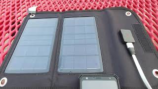 ThunderBolt Magnum 5 Watt Folding Solar Panel Review | Harbor Freight