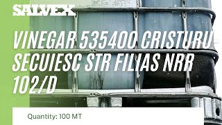 Virtual Product Inspection at Salvex - Vinegar 535400 Cristuru-Secuiesc Str Filias Nrr 102/D