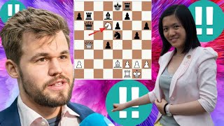 Epic chess game 110 Magnus Carlsen vs Hou Yifan