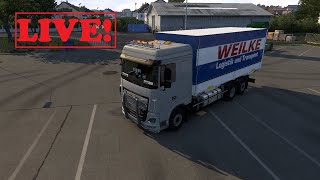 (MODDOLT) Euro Truck Simulator 2 - PRÓBÁLKOZOK SZABÁLYOSAN VEZETNI -- LIVE!