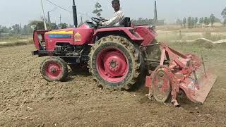 दोनों ट्रैक्टर में हो गया तगड़ा मुकाबला। Mahindra 295 turbo Vs Mahindra 265 tractor with rotavator.