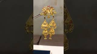 #goldjewellery #gold #hallmark #earrings #goldearrings #earring #jhumki #jhumka #ring #chain