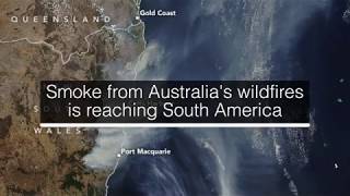 Smoke from the Australian Wildfires is Reaching South America