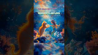 Cat and mermaid Love story #catlove #mermaid #mermaidlovestory