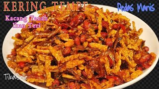 KERING TEMPE || Kering Tempe Kacang Tanah Ikan Teri Asam Pedas Manis @tikabelle