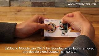 EZSound Module for DIY Audio Cards - Easy to Record - 120 Seconds Recording - High Sound Quality