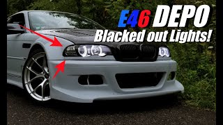 Installing the BEST BMW e46 Blacked Out Corner lights (DEPO Led Lights)