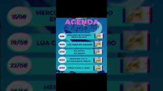 Agenda Astrólogica de Agosto