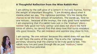 19. Okuyarak İngilizce Öğren (A Heartfelt Lesson from the Wise Rabbit-Man)