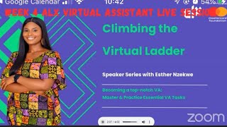 Alx week 4 climbing the ladder session - Alx YouTube live session #va #alxva #virtualassistant