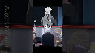 Kakashi vs Gojo | Who is stronger | Wis edit | #jujutsukaisen #naruto |