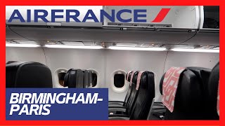 Air France ECONOMY Class - Birmingham to Paris - FLIGHT REVIEW