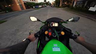 FIRTS TIME TO! LITERAL! I Kawazaki ZX25r