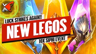 LUCK STRIKES AGAIN... ANOTHER NEW LEGO!! | 10X Siphi Event | RAID: Shadow Legends