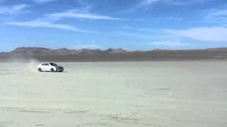 2011 Camry 180° spin at El Mirage Dry Lake