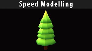 [Speed Modelling] - Low Poly Tree