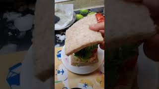 simple sandwich#breakfast #sarapan #sandwich #egg #food  #cooking #shorts