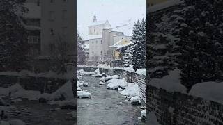 White Christmas Switzerland #snow #snowfall #salju #winter #natal #weinachten