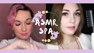 🕯️АСМР СПА. Уход за лицом и за волосами вместе со @СКАЗОЧНИЦА АСМР / ASMR SPA. Face and hair care 🕯️