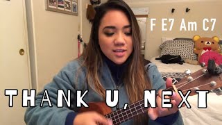 thank u, next ukulele tutorial FAST & EASY