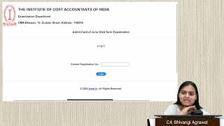 CMA June 2024 Exam Admit Card Released !