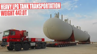 Heavy LPG Tank Transportation