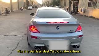 For BMW M6 Exhaust