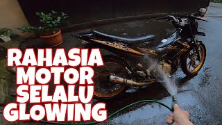 CUCI MOTOR SATRIA FU SENDIRI