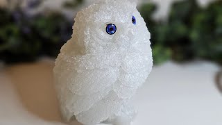 Beautiful Owl #resintutorial using candle molds | Fishing Lure Eyes 👀