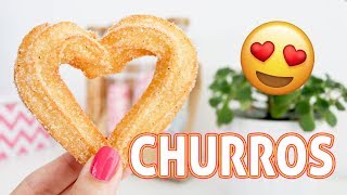 Como hacer Churros Caseros - Con y Sin Relleno ||Tan Dulce