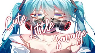 「Nightcore」→ KIM! - Cute Little Savage | Lyrics ♡