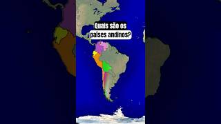 Quais são os países andinos? #geografia #paisesandinos