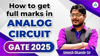 How to get full marks in Analog Circuit || GATE 2025  #gateacademy #gate2025 #gate#2026