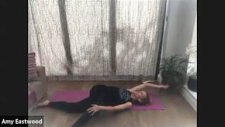 15 minutes Yoga with Amy, gentle spinal opening and twisting to enjoy!