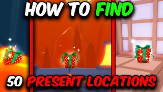 HOW TO FIND ALL 50 PRESENTS LOCATION IN PET SIMULATOR 99!